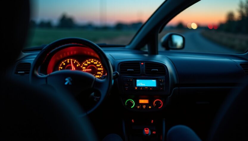 Guide complet des voyants du tableau de bord de la Peugeot 206